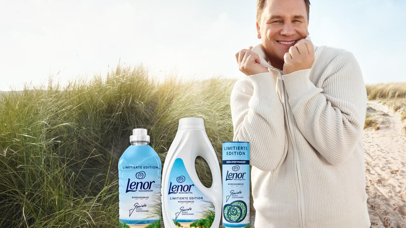 Crossmediale Lenor-Kampagne mit Testimonial Guido Maria Kretschmer