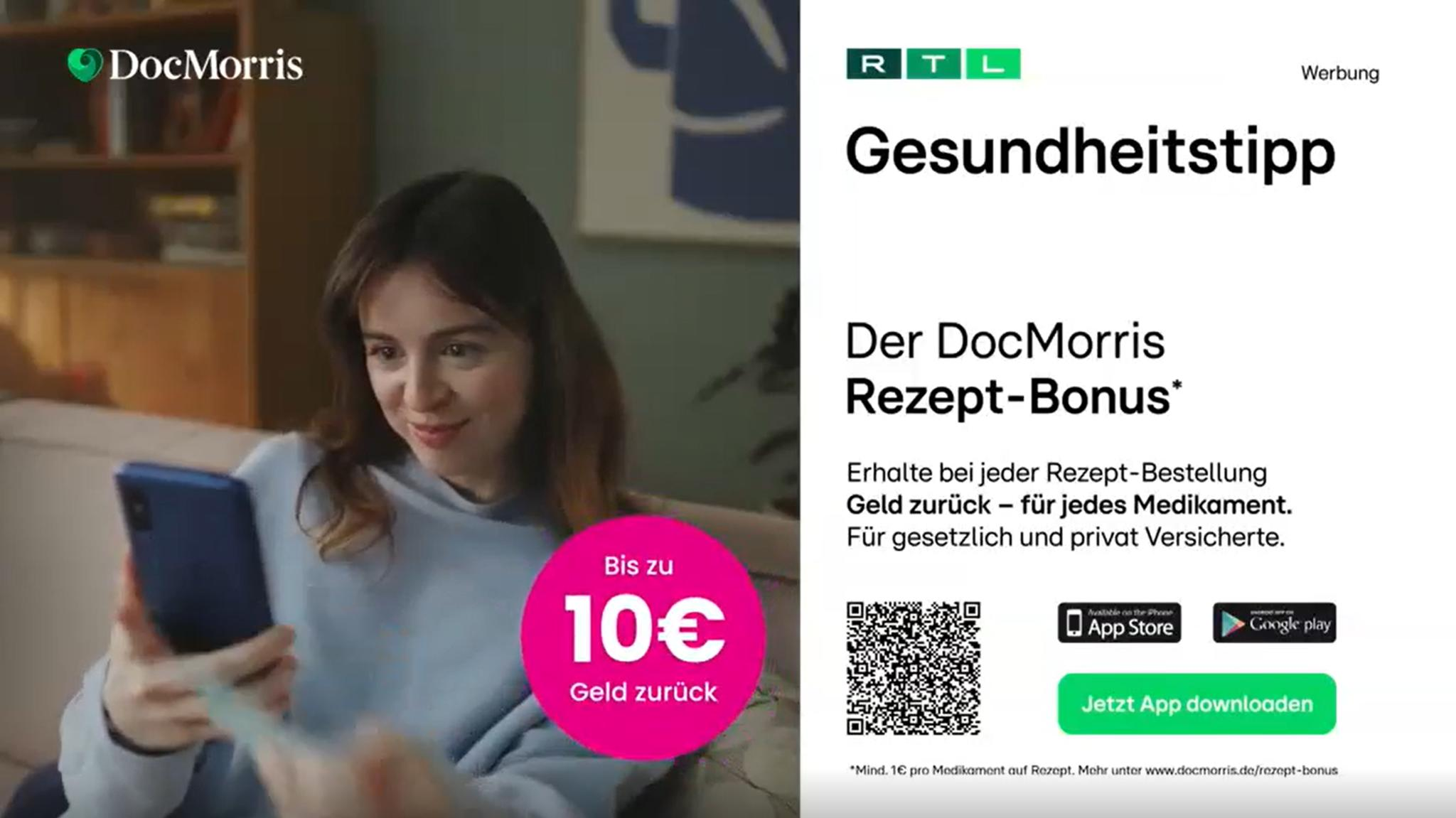 Der neue RTL Partnertipp rückt DocMorris ins Rampenlicht