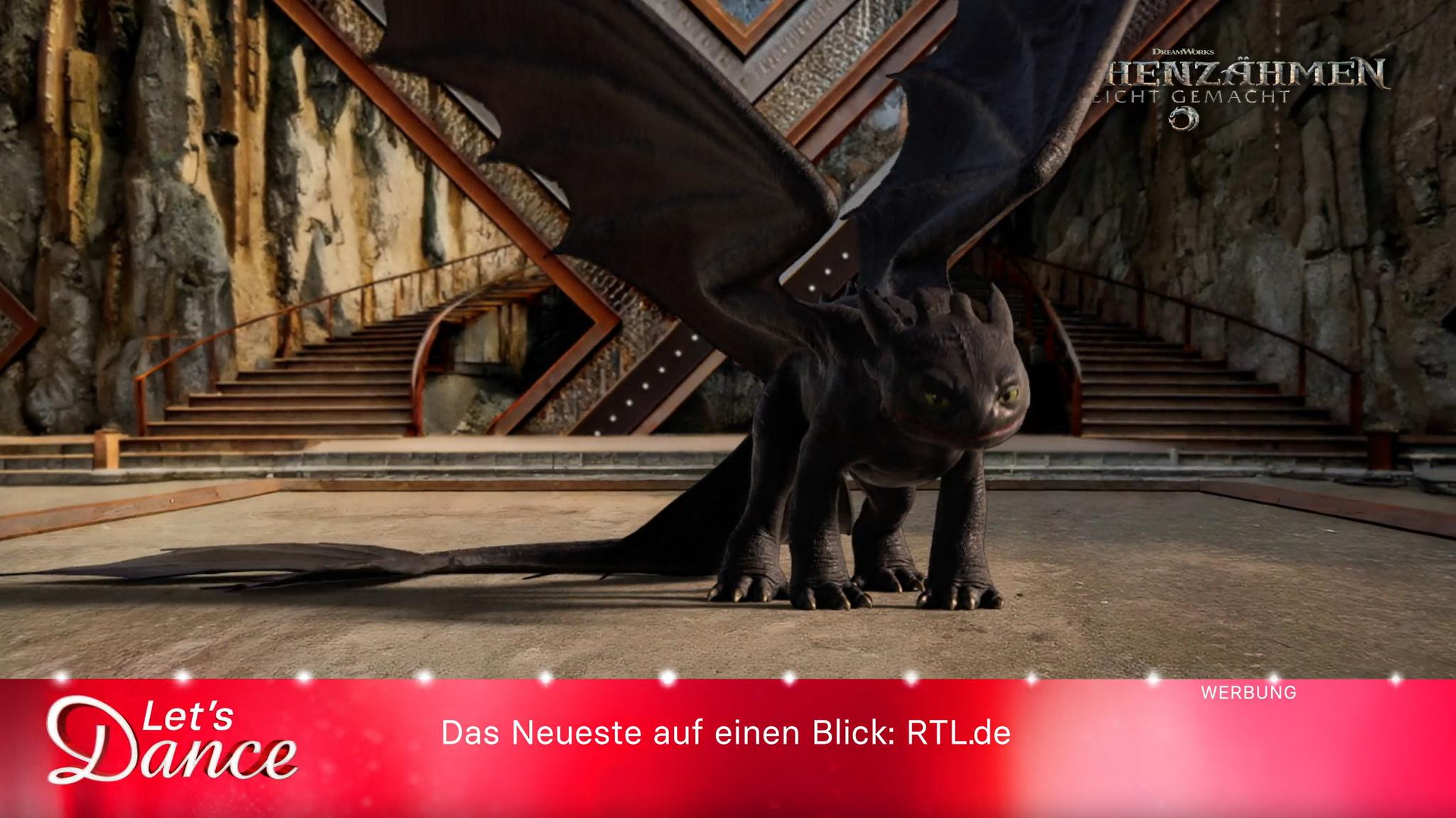 Erstes KI-Ad Special macht LET'S DANCE-Bühne zur Drachen-Arena